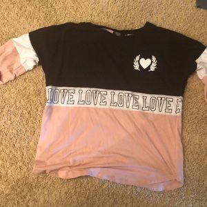 Love Pink Long Sleeved Blouse